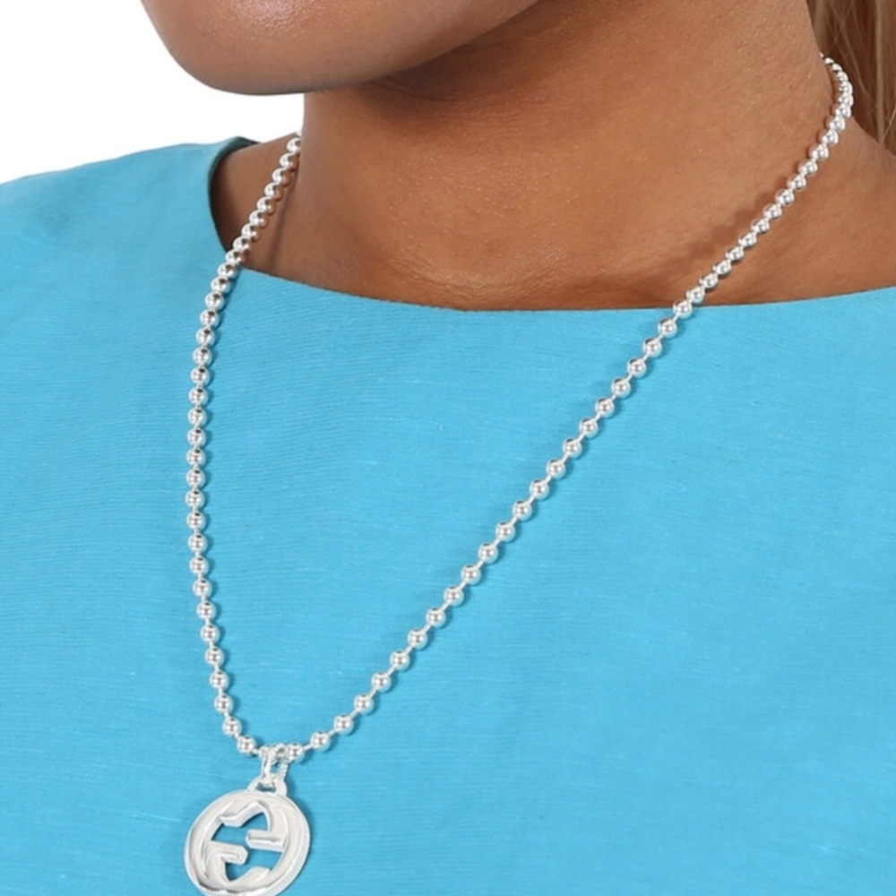 Gucci Gold and Silver Beaded Necklace. #32